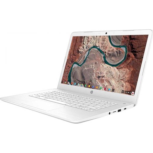 에이치피 Hp 14 14 Chromebook Intel Celeron N3350 4GB Ram 32GB eMMC Snow White