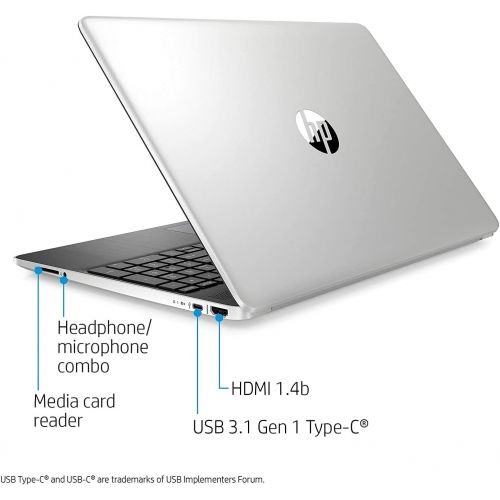 에이치피 Latest Newest HP 15 15.6 HD Micro-Edge Business Laptop(10th Gen Intel Core i5-1035G1, 16GB DDR4 RAM, 1TB SSD) USB Type-C, HDMI, HD Webcam, Windows 10 Home + IST Computers HDMI Cabl