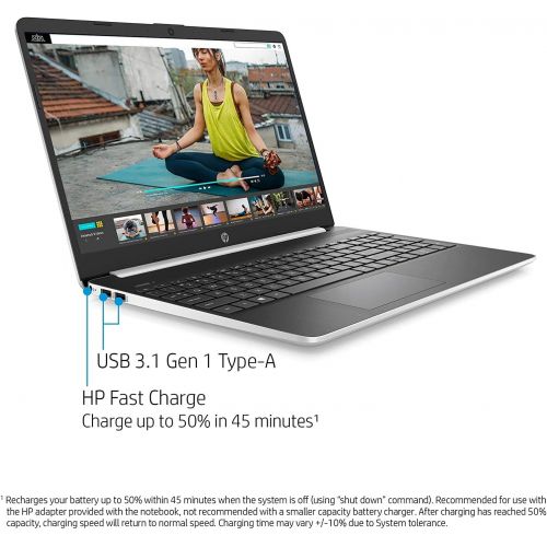 에이치피 Latest Newest HP 15 15.6 HD Micro-Edge Business Laptop(10th Gen Intel Core i5-1035G1, 16GB DDR4 RAM, 1TB SSD) USB Type-C, HDMI, HD Webcam, Windows 10 Home + IST Computers HDMI Cabl