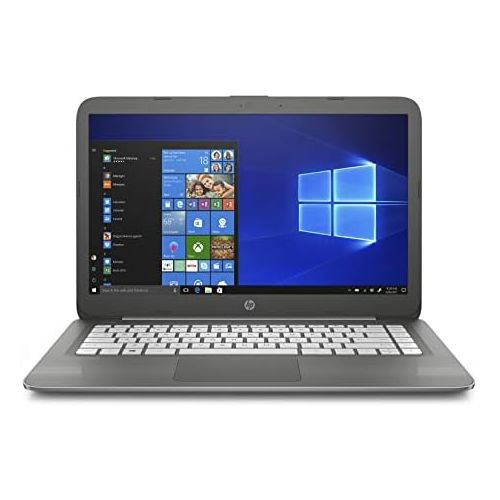 에이치피 HP Stream 14-inch Laptop, Intel Celeron N3060 Processor, 4 GB SDRAM Memory, 32 GB eMMC Storage, Windows 10 Home in S Mode with Office 365 Personal for one Year (14-cb030nr, Smoke G