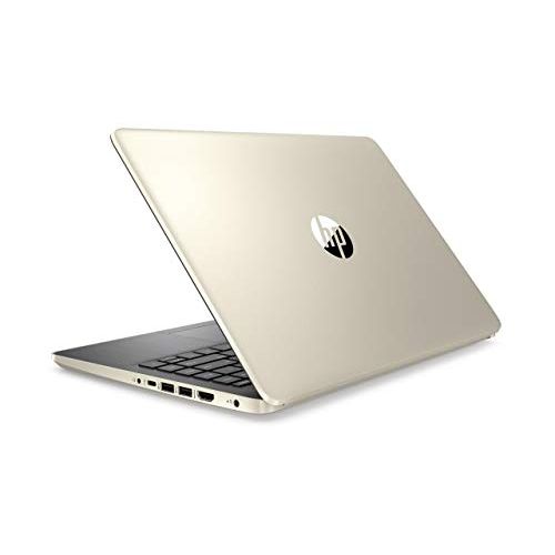 에이치피 2021 HP Stream 14 HD WLED Laptop, Intel Celeron N4020 Processor, 4GB DDR4 RAM, 64GB eMMC, HDMI, WiFi, Bluetooth, Webcam, Windows 10 S, 1 Year Microsoft 365, Pale Gold, W/ IFT 32GB