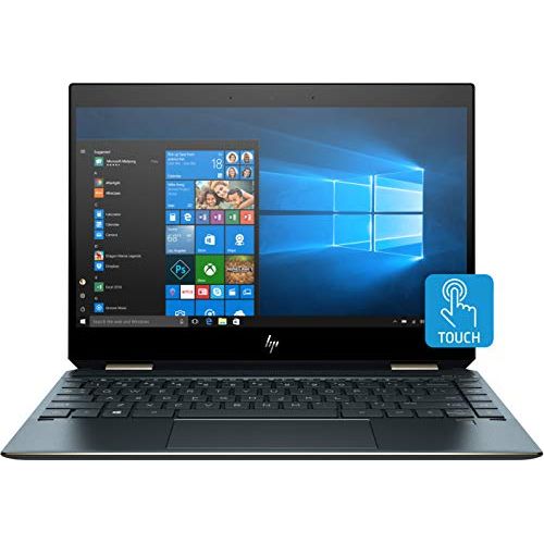 에이치피 HP Spectre x360 13 2-in-1 Laptop: Core i7-8565U, 16GB RAM, 512GB SSD, 13.3 4K UHD Touchscreen Display, Backlit Keyboard, Fingerprint Reader