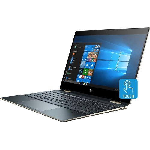 에이치피 HP Spectre x360 13 2-in-1 Laptop: Core i7-8565U, 16GB RAM, 512GB SSD, 13.3 4K UHD Touchscreen Display, Backlit Keyboard, Fingerprint Reader