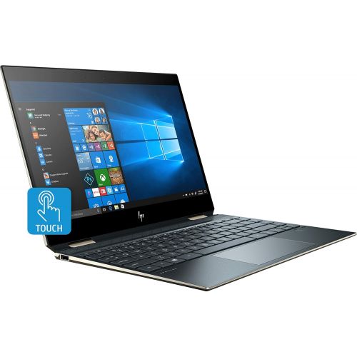 에이치피 HP Spectre x360 13 2-in-1 Laptop: Core i7-8565U, 16GB RAM, 512GB SSD, 13.3 4K UHD Touchscreen Display, Backlit Keyboard, Fingerprint Reader