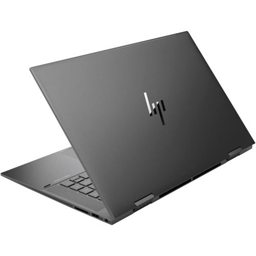 에이치피 2022 HP Envy X360 2-in-1 15.6 FHD Touchscreen Laptop, AMD Ryzen 5-5500U, 32GB RAM, 1TB PCIe SSD, Backlit Keyboard, AMD Radeon Graphics, HD Webcam, B&O Audio, HDMI, Win 11, Black, 3