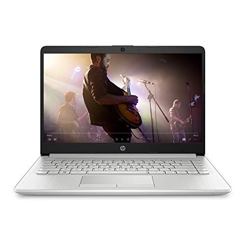 에이치피 HP 14-inch Laptop, AMD Gold 3150U, 4 GB RAM, 128 GB SSD Storage, Windows 10 Home in S Mode (14-dk1020nr, Natural Silver)