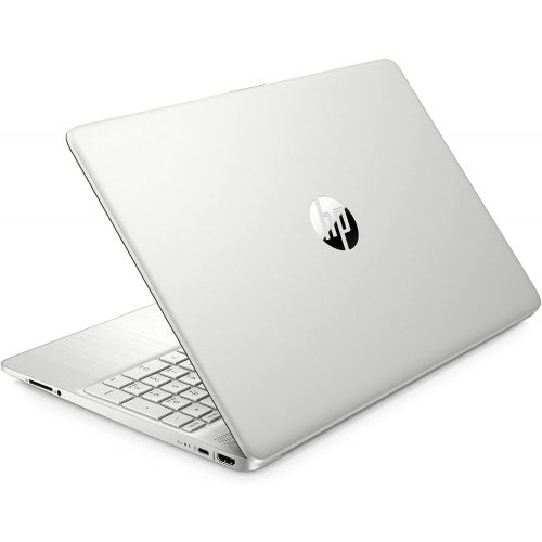 에이치피 HP 15 15.6 FHD Windows 10 Pro Business Laptop Computer, AMD Ryzen 3 3250U up to 3.5GHz, 32GB DDR4 RAM, 1TB SSD, 802.11AC WiFi, Bluetooth 5.0, Type-C, HDMI, Silver, BROAGE 64GB Flas