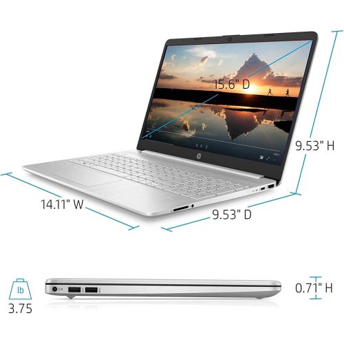 에이치피 2020 HP Pavilion 15.6 FHD 1080p Non-Touchscreen Laptop PC, 10th Gen Intel Core i5-1035G1 Quad-Core Processor, 8GB DDR4 RAM, 256GB SSD, HDMI, WiFi 6, Bluetooth 5, Webcam, Windows 10