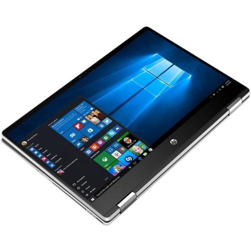 에이치피 HP Pavilion x360 2-in-1 14 FHD Touchscreen Laptop, Intel i7-1065G7, Intel Iris Plus Graphics, USB 3.0, Type-C, Wi-Fi 6, Backlit Keyboard, Webcam, Win 10 H, 32GB MSD Card (32GB RAM