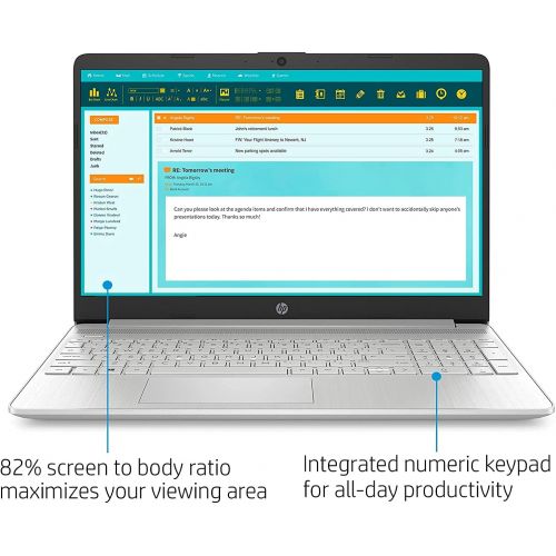 에이치피 Newest 2021 HP 15.6 Full HD Laptop Computer, Intel 11th Gen Core i3-1115G4(Up to 4.1GHz), 16GB RAM, 512GB SSD, Intel UHD Graphics,?Fingerprint Webcam, HDMI, WiFi, with ES 32GB?Acce