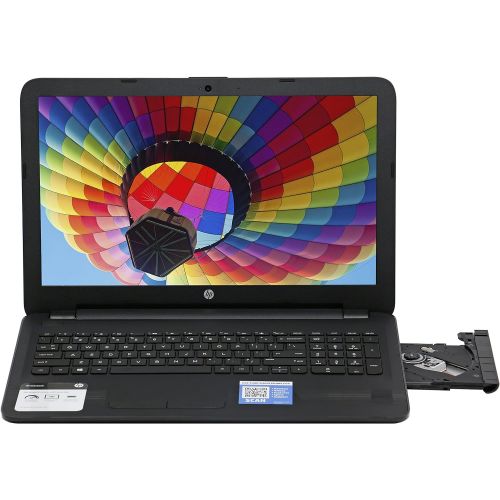 에이치피 HP Notebook Laptop 15.6 HD Vibrant Display Quad Core AMD E2-7110 APU 1.8GHz 4GB RAM 500GB HDD DVD Windows 10