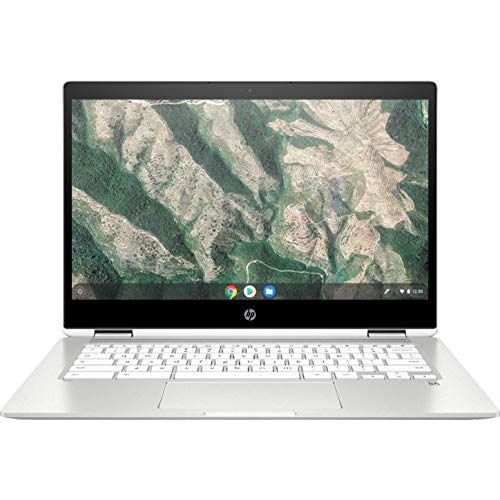 에이치피 HP Chromebook x360-14 HD Touch - Pentium Silver N5000-4GB - 64GB eMMC - Silver White