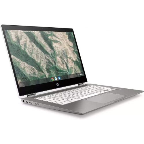 에이치피 HP Chromebook X360 14 Convertible FHD 2-in-1 Touchscreen Laptop Computer_ Intel Quad-Core Pentium Silver N5000 up to 2.7GHz_ 4GB DDR4 RAM_ 128GB eMMC_ Remote Work_ Chrome OS_ BROAG