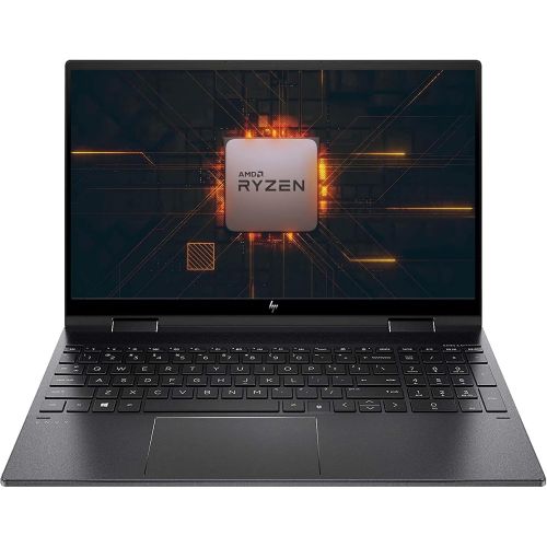 에이치피 2021 HP Envy x360 2-in-1 15.6 FHD IPS WLED Touchscreen Laptop, AMD Ryzen 5 4500U, 8GB RAM, 256GB SSD, Backlit Keyboard, WiFi 6, Windows 10, Nightfall Black, W/ IFT Accessories