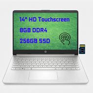 2021 HP Laptop 14 Premium Business Laptop Computer I 14 Diagonal HD Touchscreen I AMD Ryzen 3 3250U I 8GB DDR4 256GB SSD I AMD Radeon Graphics USB-C HDMI I Win10 + 32GB MicroSD Car