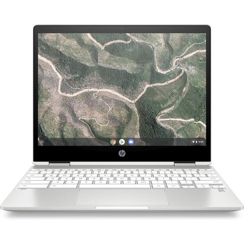 에이치피 HP Chromebook X360 12-Inch HD+ Touchscreen Laptop, Intel Celeron N4000, 4. GB SDRAM, 32 GB eMMC, Chrome (12b-ca0010nr, Ceramic White)