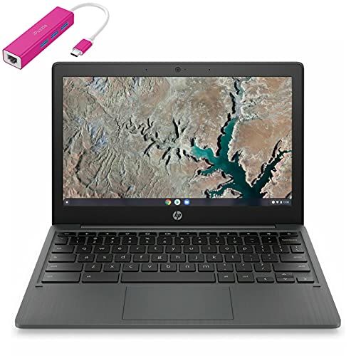 에이치피 HP 11.6 Chromebook Laptop Computer/ for Education Or Business/ Octa-Core MediaTeck MT8183/ 4GB DDR4/ 32GB eMMC/ Remote Work/ Up to 12+ Hour Battery Life/ Chrome OS/ iPuzzle Type-C