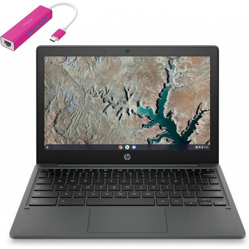 에이치피 HP 11.6 Chromebook Laptop Computer/ for Education Or Business/ Octa-Core MediaTeck MT8183/ 4GB DDR4/ 32GB eMMC/ Remote Work/ Up to 12+ Hour Battery Life/ Chrome OS/ iPuzzle Type-C