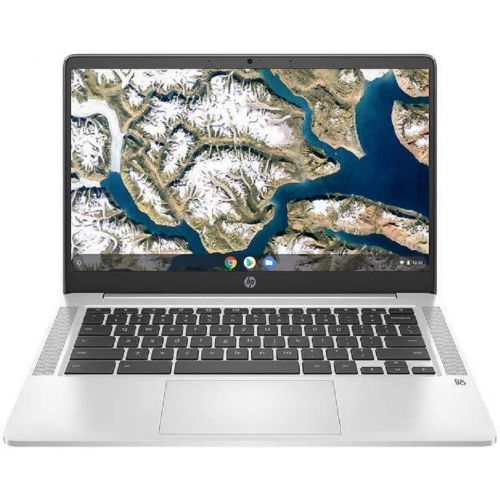 에이치피 HP Chromebook 14 14 FHD Laptop Computer/ for Education or Student/ Intel Celeron N4000/ 4GB DDR4/ 64GB eMMC/ 11+ Hrs Battery/ Webcam/ Chrome OS/ Work from Home