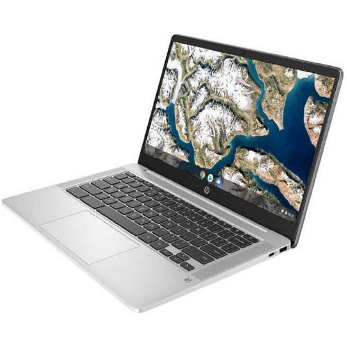 에이치피 HP Chromebook 14 14 FHD Laptop Computer/ for Education or Student/ Intel Celeron N4000/ 4GB DDR4/ 64GB eMMC/ 11+ Hrs Battery/ Webcam/ Chrome OS/ Work from Home