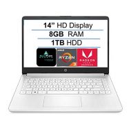2021 Newest HP 14 HD Laptop Computer, AMD Ryzen 3 3250U up to 3.5GHz (Beat i5-7200U), 8GB DDR4 RAM, 1TB HDD, WiFi, Bluetooth, HDMI, Webcam, Remote Work, Windows 10 S, AllyFlex MP,