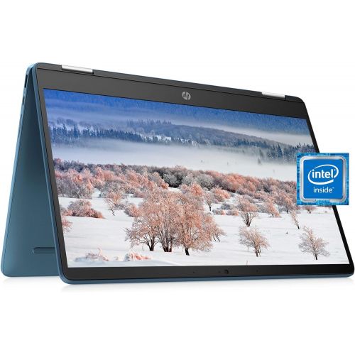 에이치피 HP 14 Touchscreen x360 2 in 1 Convertible Chromebook Laptop, Intel Celeron N4020 Up to 2.8GHz, 4GB RAM, 64GB eMMC, Chrome OS