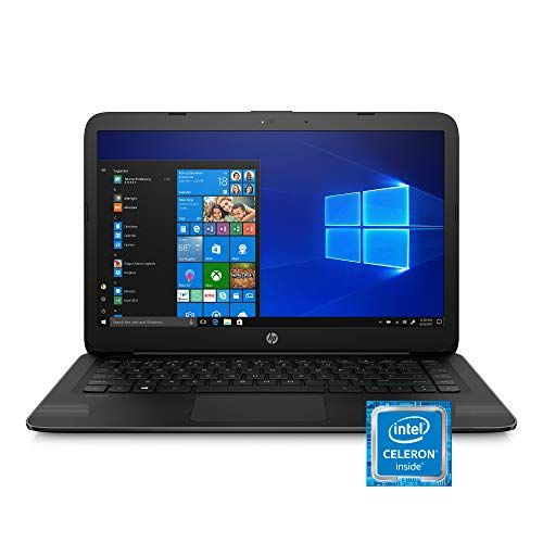 에이치피 HP Stream 14-Inch Laptop, Intel Celeron N4000, 4 GB RAM, 64 GB eMMC, Windows 10 Home in S Mode (14-cb159nr, Jet Black)