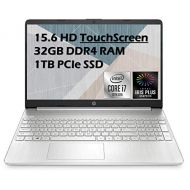 2021 HP Pavilion 15.6 FHD Touchscreen High Performance Laptop Computer, 10th Gen Intel Core i7-1065G7, 32GB RAM, 1TB SSD, Intel Iris Plus Graphics , Windows 10 with Aloha Bundle