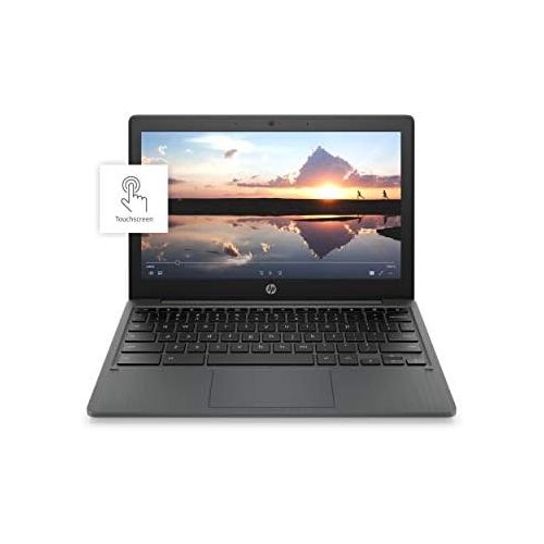 에이치피 HP Chromebook 11-inch Laptop - MediaTek - MT8183 - 4 GB RAM - 32 GB eMMC Storage - 11.6-inch HD IPS Touchscreen - with Chrome OS - (11a-na0040nr, 2020 model, Ash Gray)