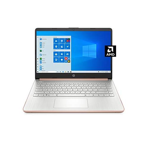 에이치피 HP - 14-fq0030nr 14 Laptop, AMD 3020e, 4 GB RAM, 64 GB eMMC Storage, 14-inch HD Display, Windows 10 Home in S Mode, Long Battery Life, Microsoft 365, (14-fq0030nr, 2020) Pale Rose