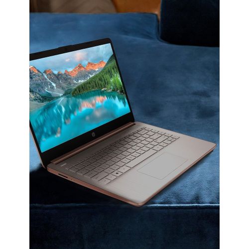 에이치피 HP - 14-fq0030nr 14 Laptop, AMD 3020e, 4 GB RAM, 64 GB eMMC Storage, 14-inch HD Display, Windows 10 Home in S Mode, Long Battery Life, Microsoft 365, (14-fq0030nr, 2020) Pale Rose