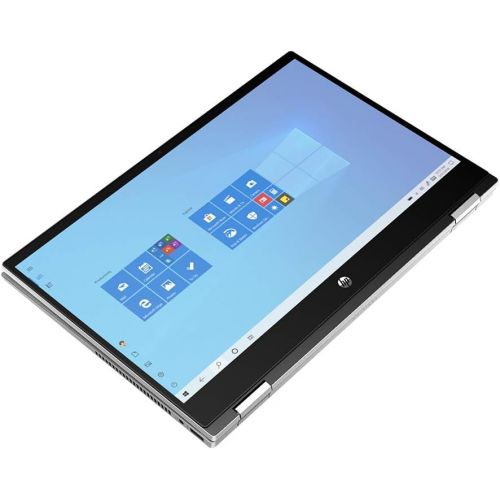 에이치피 2021 HP Pavilion x360 2-in-1 14 HD Touchscreen Laptop Computer, 10th Gen Intel Core i3-1005G1, 8GB RAM, 128GB SSD, B&O Audio, HD Webcam, USB-C, Intel UHD Graphics, Win 10S, Silver,