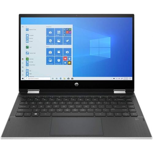 에이치피 2021 HP Pavilion x360 2-in-1 14 HD Touchscreen Laptop Computer, 10th Gen Intel Core i3-1005G1, 8GB RAM, 128GB SSD, B&O Audio, HD Webcam, USB-C, Intel UHD Graphics, Win 10S, Silver,