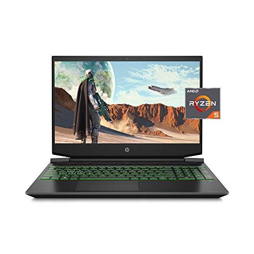 에이치피 HP Pavilion Gaming 15 Laptop, NVIDIA GeForce GTX 1650, AMD Ryzen 5 4600H, 8GB DDR4 RAM, 512 GB PCIe NVMe SSD, 15.6 Full HD, Windows 10 Home, Backlit Keyboard (15-ec1010nr, 2020 Mod