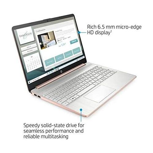 에이치피 HP 15.6 Ryzen 5 8GB/256GB Laptop-Rose Gold