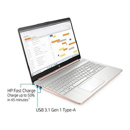 에이치피 HP 15.6 Ryzen 5 8GB/256GB Laptop-Rose Gold