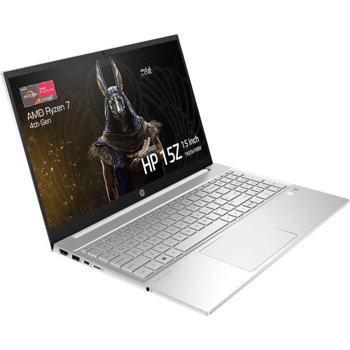 에이치피 HP Pavilion 15 Laptop: AMD Ryzen 7 4700U, 512GB SSD, 16GB DDR4 RAM, 15.6 Full HD IPS Display, Windows 10