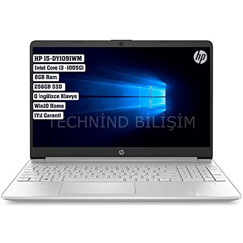 에이치피 2021 Newest HP 15.6” HD Screen Laptop, 10th Generation Intel Core i3-1005G1 Dual-Core Processor, 8 GB DDR4 RAM, 256 GB PCIe NVMe M.2 SSD, Intel UHD Graphics, Wi-Fi, Webcam, Windows