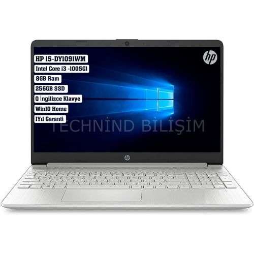 에이치피 2021 Newest HP 15.6” HD Screen Laptop, 10th Generation Intel Core i3-1005G1 Dual-Core Processor, 8 GB DDR4 RAM, 256 GB PCIe NVMe M.2 SSD, Intel UHD Graphics, Wi-Fi, Webcam, Windows