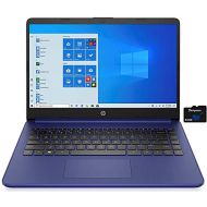 2021 HP 14 inch Laptop, AMD 3020e Processor, 4 GB RAM, 64 GB eMMC Storage, WiFi 5, Webcam, HDMI, Windows 10 S with Office 365 for 1 Year + Fairywren Card (Blue)
