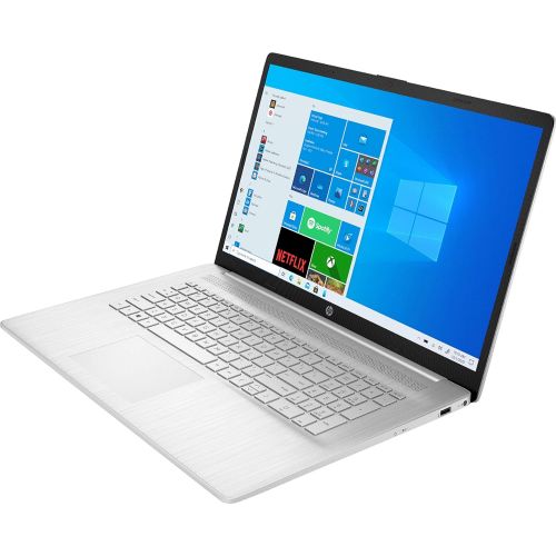 에이치피 HP 17 Business Laptop Computer I 17.3 HD+ Display I 11th Gen Intel Core i3-1115G4 ( i5-8265U) I 16GB DDR4 1TB SSD 1TB HDD I USB-C HDMI Win10 Silver + 32GB Micro SD Card