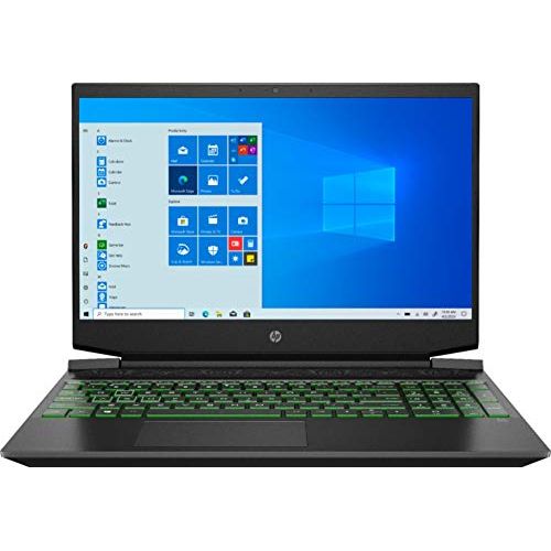 에이치피 2022 HP Pavilion 15.6 FHD IPS Gaming Laptop, Intel Core i5-10300H Processor, 8GB RAM, 256GB SSD, NVIDIA GeForce GTX 1650, Backlit Keyboard, HDMI, Webcam, WiFi, Windows 10, Black, I