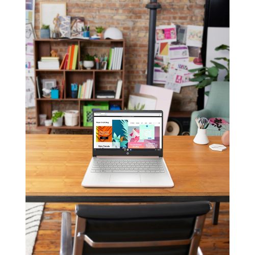 에이치피 HP 14 Laptop, Intel Celeron N4020, 4 GB RAM, 64 GB Storage, 14-inch HD Touchscreen, Windows 10 Home, Thin & Portable, 4K Graphics, One Year of Microsoft 365 (14-dq0070nr, 2021, Pal