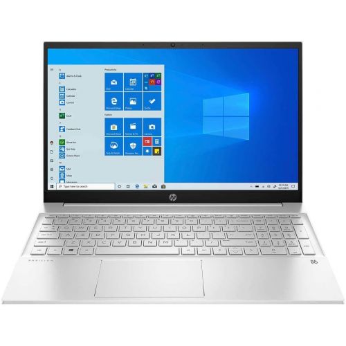 에이치피 HP 15.6 Inch FHD Touchscreen Laptop, AMD Ryzen 7 4700U (8-Core) Processor, 16GB, 512GB, Backlit Keyboard, 15-eh0015cl