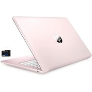 2021 HP Stream 14 inch Laptop, Intel Celeron N4020 Processor, 4GB RAM, 64GB eMMC, WiFi, Bluetooth, Webcam, HDMI, Windows 10 S with Office 365 for 1 Year + Fairywren Card (Rose Pink