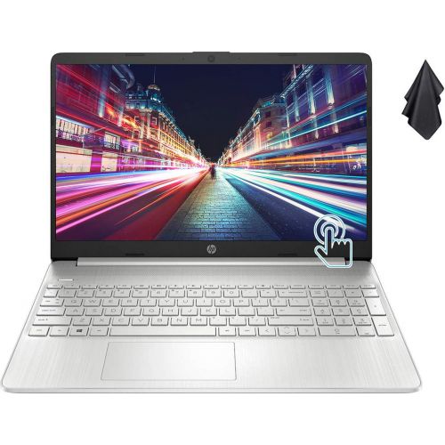 에이치피 2021 HP Pavilion Laptop, 15.6 FHD IPS Micro-Edge Touchscreen, Intel Core i5-1035G1 Quad-Core Processor Up to 3.6GHz, Webcam, HDMI, USB-C, Bluetooth, Windows 10 + Oydisen Cloth (16G