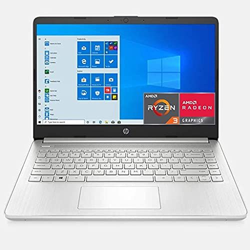 에이치피 HP Thin and Light Laptop, 14.0 HD TouchScreen, Core AMD Ryzen 3 3250U up to 3.5GHz (Beat i5-7200U), Webcam, USB-C, HDMI, AMD Radeon Graphics, Windows 10 Home, WOOV 32GB MSD Card (8