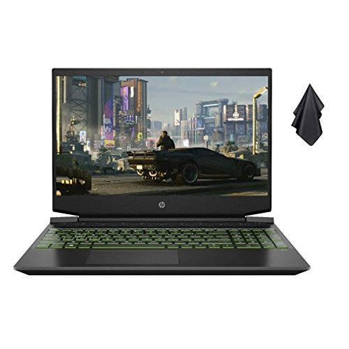 에이치피 2021 New HP Pavilion 15.6 FHD Gaming Laptop, AMD 6-Core Ryzen 5 4600H Up to 4.0 GHz (Beats i5-9300H), 16GB RAM, 256GB SSD + 1TB HDD, Nvidia GeForce GTX 1650 Graphics, Win 10 Home +