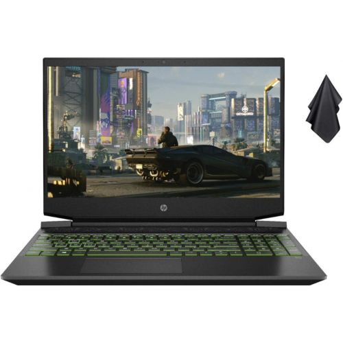 에이치피 2021 New HP Pavilion 15.6 FHD Gaming Laptop, AMD 6-Core Ryzen 5 4600H Up to 4.0 GHz (Beats i5-9300H), 16GB RAM, 256GB SSD + 1TB HDD, Nvidia GeForce GTX 1650 Graphics, Win 10 Home +