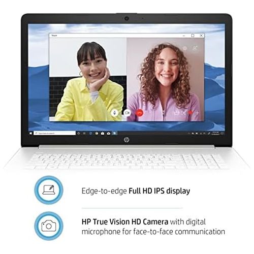 에이치피 2022 HP 17.3 FHD IPS Widescreen Laptop, Intel Core i5-1135G7 Processor, 8GB RAM, 512GB SSD, Backlit Keyboard, Intel Iris Xe Graphics, HDMI, WiFi, Webcam, Windows 11 Home, Silver, I